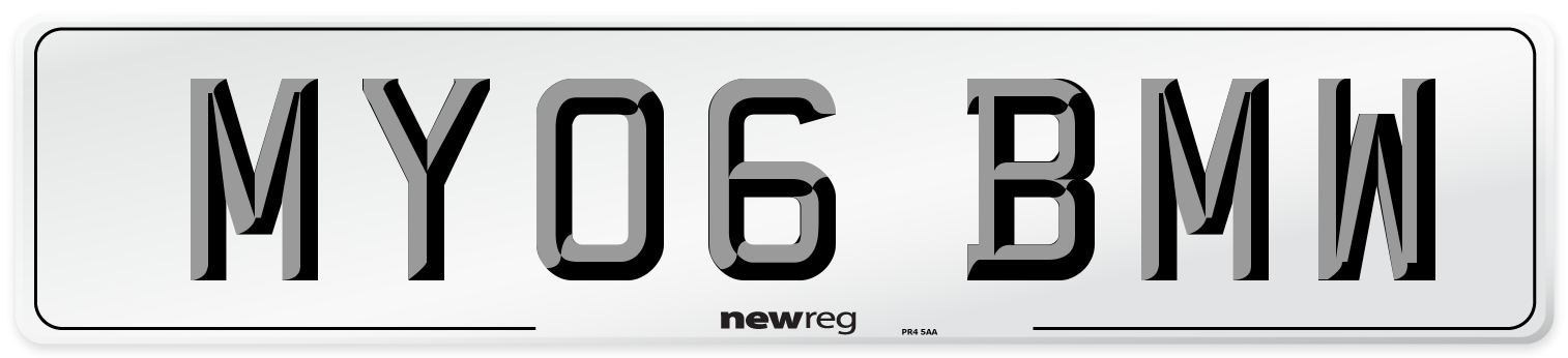 MY06 BMW Number Plate from New Reg